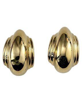 Tiffany & Co. Paloma Picasso 18K Yellow Gold Vendome Half-Hoop Earrings #25057